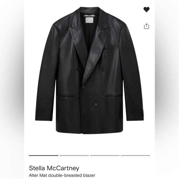 Stella McCartney Jackets & Blazers - Stella McCartney Black Alter Mat Blazer